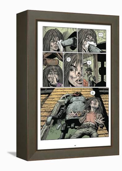 Zombies vs. Robots: Volume 1 - Comic Page with Panels-Val Mayerik-Framed Stretched Canvas