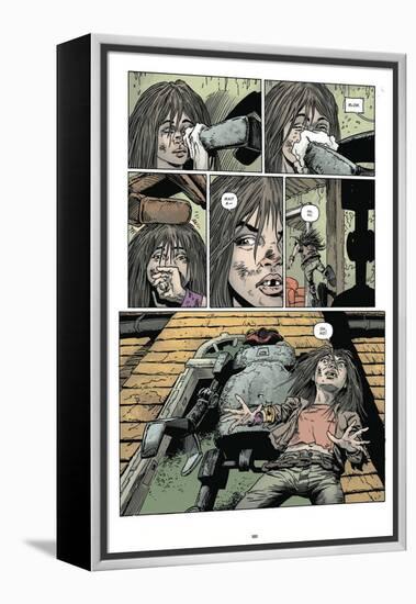 Zombies vs. Robots: Volume 1 - Comic Page with Panels-Val Mayerik-Framed Stretched Canvas