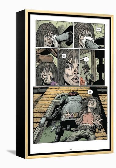 Zombies vs. Robots: Volume 1 - Comic Page with Panels-Val Mayerik-Framed Stretched Canvas