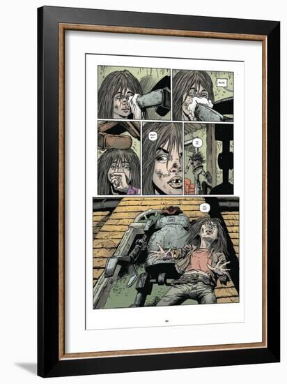 Zombies vs. Robots: Volume 1 - Comic Page with Panels-Val Mayerik-Framed Art Print