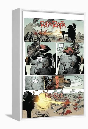 Zombies vs. Robots: Volume 1 - Comic Page with Panels-Val Mayerik-Framed Stretched Canvas