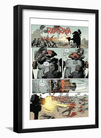 Zombies vs. Robots: Volume 1 - Comic Page with Panels-Val Mayerik-Framed Art Print