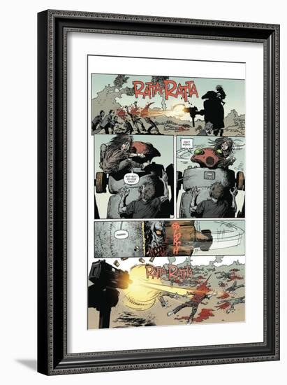 Zombies vs. Robots: Volume 1 - Comic Page with Panels-Val Mayerik-Framed Art Print