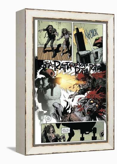 Zombies vs. Robots: Volume 1 - Comic Page with Panels-Val Mayerik-Framed Stretched Canvas