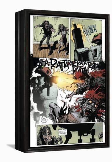 Zombies vs. Robots: Volume 1 - Comic Page with Panels-Val Mayerik-Framed Stretched Canvas