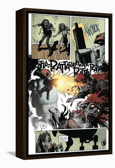 Zombies vs. Robots: Volume 1 - Comic Page with Panels-Val Mayerik-Framed Stretched Canvas