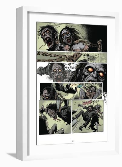 Zombies vs. Robots: Volume 1 - Comic Page with Panels-Val Mayerik-Framed Premium Giclee Print