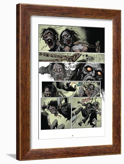 Zombies vs. Robots: Volume 1 - Comic Page with Panels-Val Mayerik-Framed Art Print