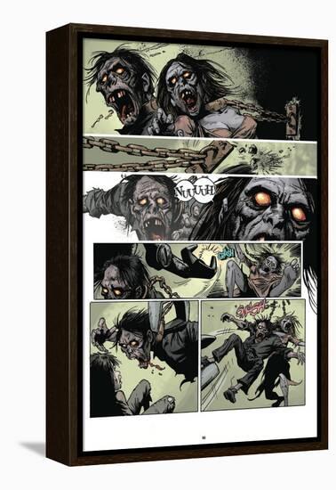 Zombies vs. Robots: Volume 1 - Comic Page with Panels-Val Mayerik-Framed Stretched Canvas