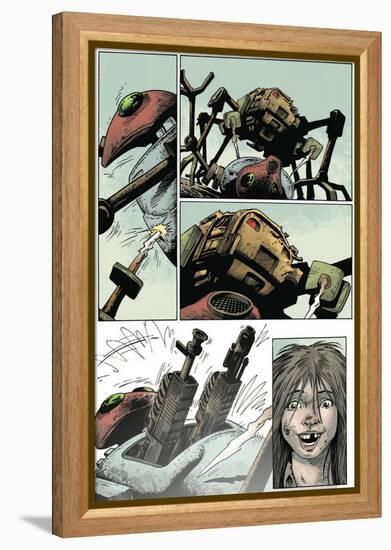 Zombies vs. Robots: Volume 1 - Comic Page with Panels-Val Mayerik-Framed Stretched Canvas