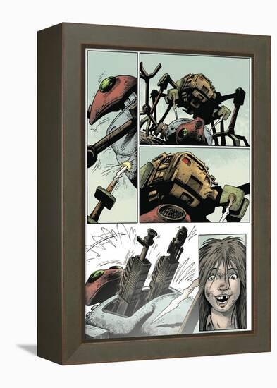 Zombies vs. Robots: Volume 1 - Comic Page with Panels-Val Mayerik-Framed Stretched Canvas