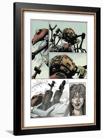 Zombies vs. Robots: Volume 1 - Comic Page with Panels-Val Mayerik-Framed Premium Giclee Print