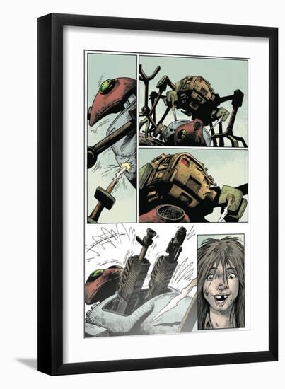 Zombies vs. Robots: Volume 1 - Comic Page with Panels-Val Mayerik-Framed Art Print