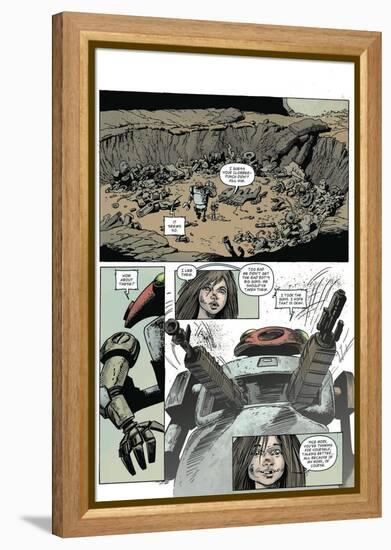 Zombies vs. Robots: Volume 1 - Comic Page with Panels-Val Mayerik-Framed Stretched Canvas