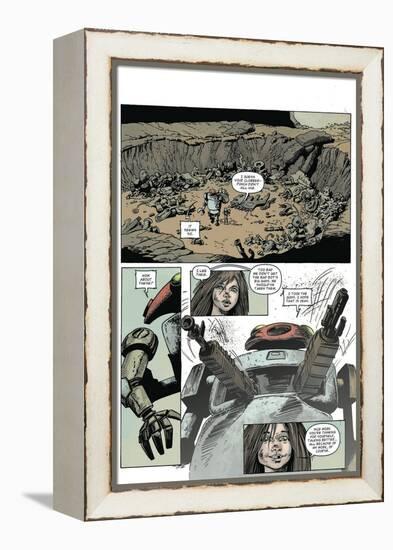 Zombies vs. Robots: Volume 1 - Comic Page with Panels-Val Mayerik-Framed Stretched Canvas