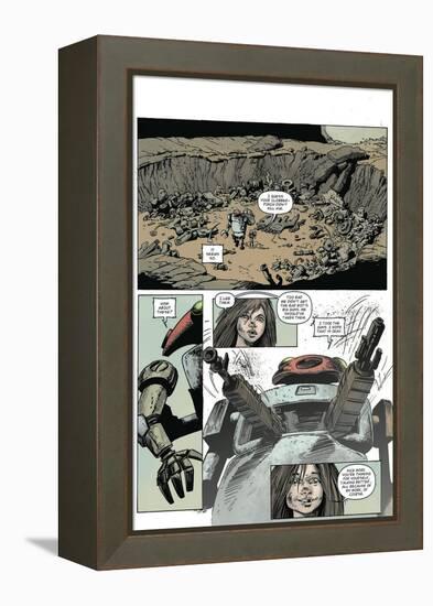 Zombies vs. Robots: Volume 1 - Comic Page with Panels-Val Mayerik-Framed Stretched Canvas