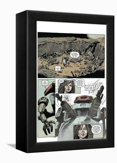 Zombies vs. Robots: Volume 1 - Comic Page with Panels-Val Mayerik-Framed Stretched Canvas