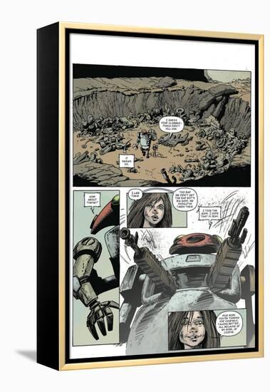 Zombies vs. Robots: Volume 1 - Comic Page with Panels-Val Mayerik-Framed Stretched Canvas