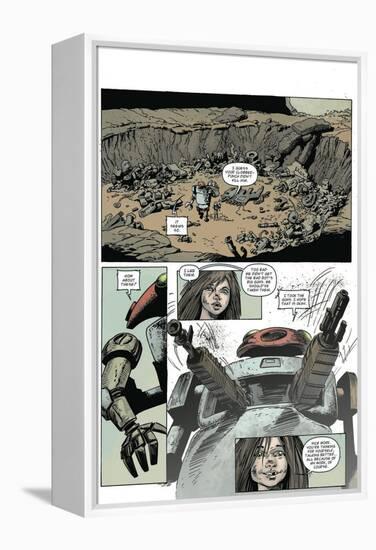 Zombies vs. Robots: Volume 1 - Comic Page with Panels-Val Mayerik-Framed Stretched Canvas