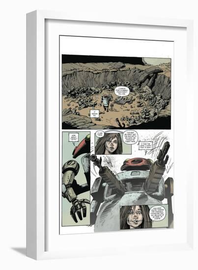 Zombies vs. Robots: Volume 1 - Comic Page with Panels-Val Mayerik-Framed Art Print