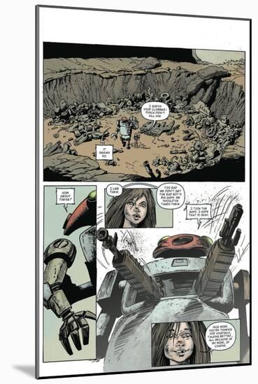 Zombies vs. Robots: Volume 1 - Comic Page with Panels-Val Mayerik-Mounted Art Print