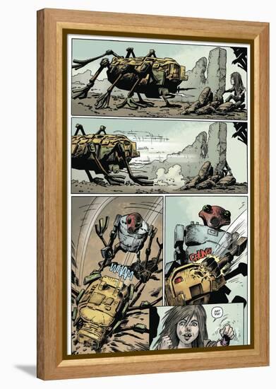 Zombies vs. Robots: Volume 1 - Comic Page with Panels-Val Mayerik-Framed Stretched Canvas