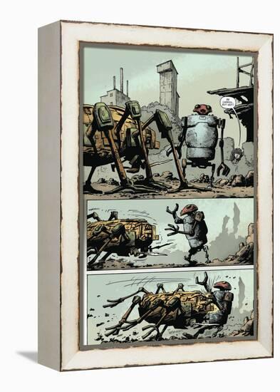 Zombies vs. Robots: Volume 1 - Comic Page with Panels-Val Mayerik-Framed Stretched Canvas