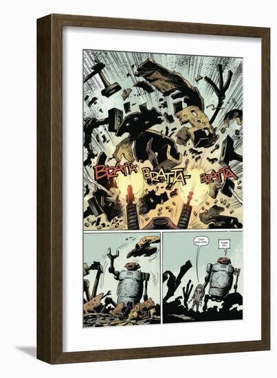 Zombies vs. Robots: Volume 1 - Comic Page with Panels-Val Mayerik-Framed Premium Giclee Print