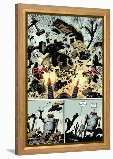 Zombies vs. Robots: Volume 1 - Comic Page with Panels-Val Mayerik-Framed Stretched Canvas