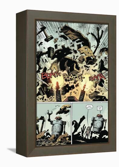 Zombies vs. Robots: Volume 1 - Comic Page with Panels-Val Mayerik-Framed Stretched Canvas