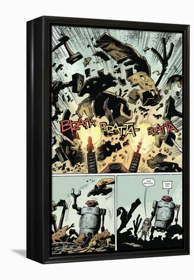 Zombies vs. Robots: Volume 1 - Comic Page with Panels-Val Mayerik-Framed Stretched Canvas