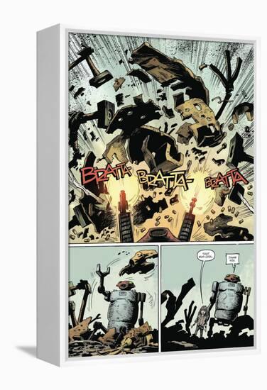 Zombies vs. Robots: Volume 1 - Comic Page with Panels-Val Mayerik-Framed Stretched Canvas