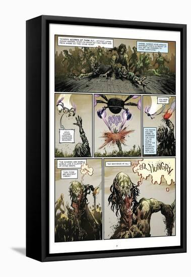 Zombies vs. Robots: Volume 1 - Comic Page with Panels-Anthony Diecidue-Framed Stretched Canvas