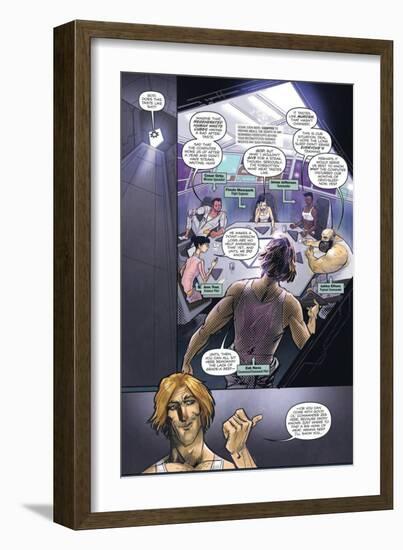 Zombies vs. Robots: Volume 1 - Comic Page with Panels-Anthony Diecidue-Framed Art Print