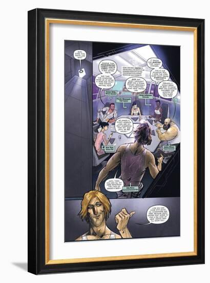 Zombies vs. Robots: Volume 1 - Comic Page with Panels-Anthony Diecidue-Framed Art Print