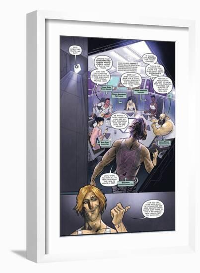 Zombies vs. Robots: Volume 1 - Comic Page with Panels-Anthony Diecidue-Framed Premium Giclee Print