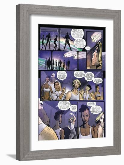 Zombies vs. Robots: Volume 1 - Comic Page with Panels-Anthony Diecidue-Framed Premium Giclee Print