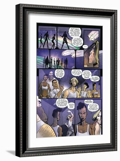 Zombies vs. Robots: Volume 1 - Comic Page with Panels-Anthony Diecidue-Framed Premium Giclee Print