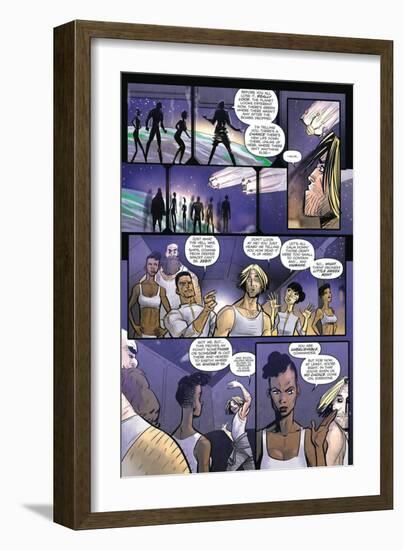 Zombies vs. Robots: Volume 1 - Comic Page with Panels-Anthony Diecidue-Framed Art Print