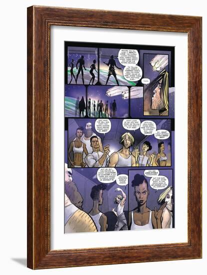 Zombies vs. Robots: Volume 1 - Comic Page with Panels-Anthony Diecidue-Framed Art Print