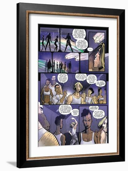 Zombies vs. Robots: Volume 1 - Comic Page with Panels-Anthony Diecidue-Framed Art Print