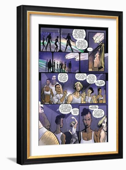 Zombies vs. Robots: Volume 1 - Comic Page with Panels-Anthony Diecidue-Framed Art Print