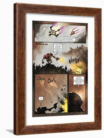 Zombies vs. Robots: Volume 1 - Comic Page with Panels-Anthony Diecidue-Framed Art Print