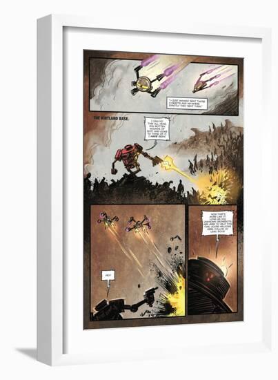 Zombies vs. Robots: Volume 1 - Comic Page with Panels-Anthony Diecidue-Framed Premium Giclee Print