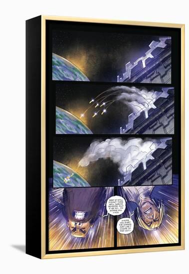 Zombies vs. Robots: Volume 1 - Comic Page with Panels-Anthony Diecidue-Framed Stretched Canvas