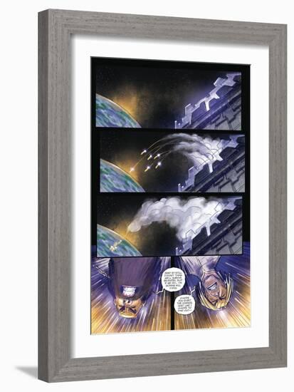 Zombies vs. Robots: Volume 1 - Comic Page with Panels-Anthony Diecidue-Framed Premium Giclee Print