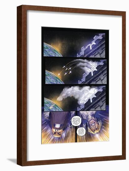 Zombies vs. Robots: Volume 1 - Comic Page with Panels-Anthony Diecidue-Framed Art Print