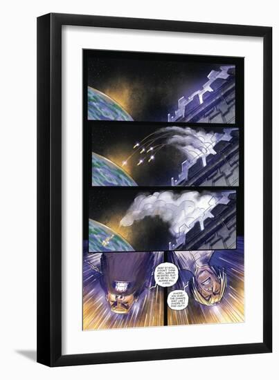 Zombies vs. Robots: Volume 1 - Comic Page with Panels-Anthony Diecidue-Framed Art Print