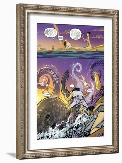 Zombies vs. Robots: Volume 1 - Comic Page with Panels-Anthony Diecidue-Framed Premium Giclee Print