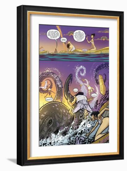 Zombies vs. Robots: Volume 1 - Comic Page with Panels-Anthony Diecidue-Framed Premium Giclee Print